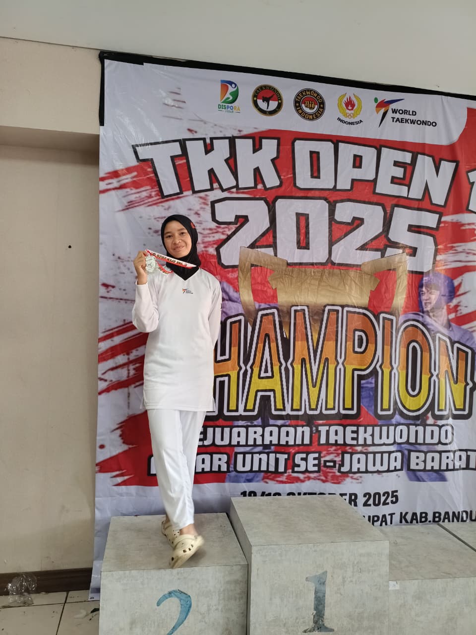 Piagam penghargaan Nadine